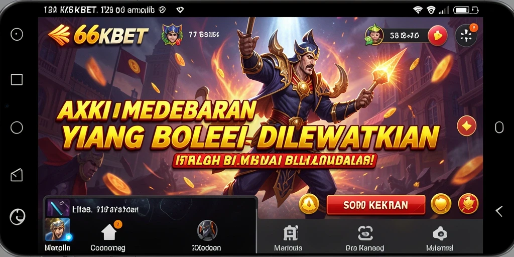 Tangkapan layar permainan 66KBET menampilkan aksi seru dari pertarungan yang mendebarkan.