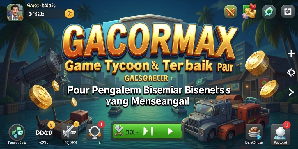 Tampilan gameplay GACORMAX yang penuh strategi dan kreativitas bisnis.