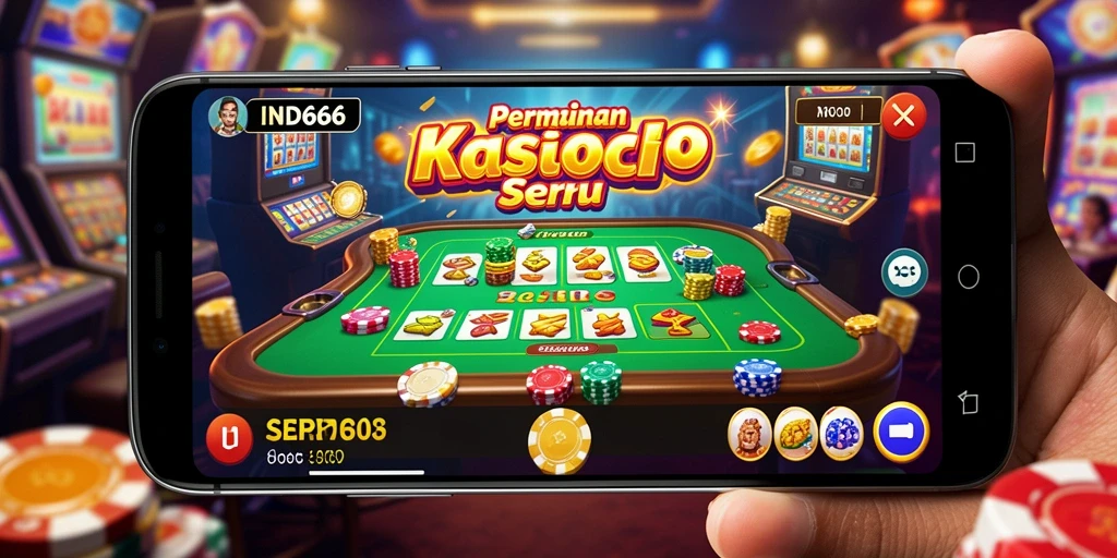 Screenshot gameplay menunjukkan aksi seru dalam permainan Kasino.