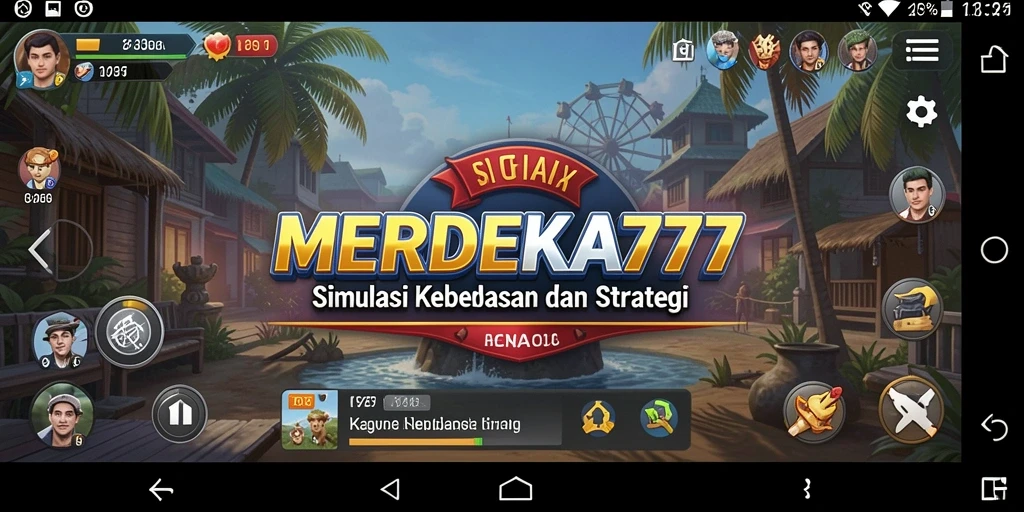 Tampilan gameplay MERDEKA777 yang menarik dan interaktif.