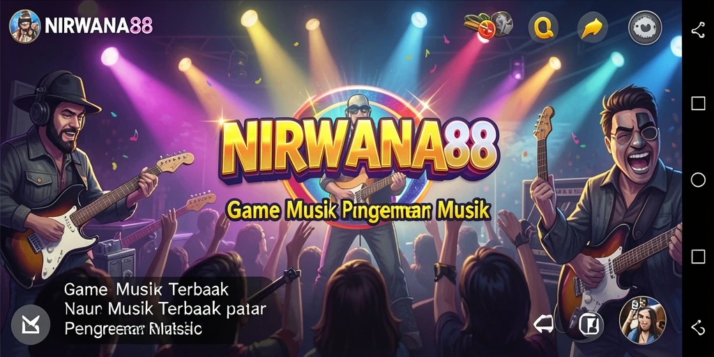 Tampilan gameplay NIRWANA88 yang menarik saat pengguna bernyanyi.