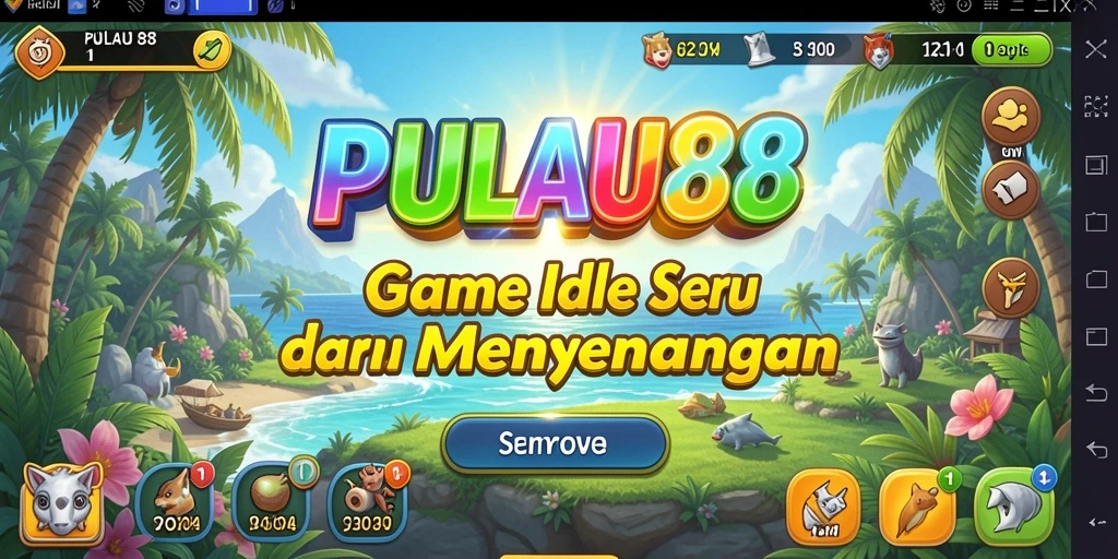 Screenshot PULAU88 menampilkan gameplay memikat dalam membangun pulau.